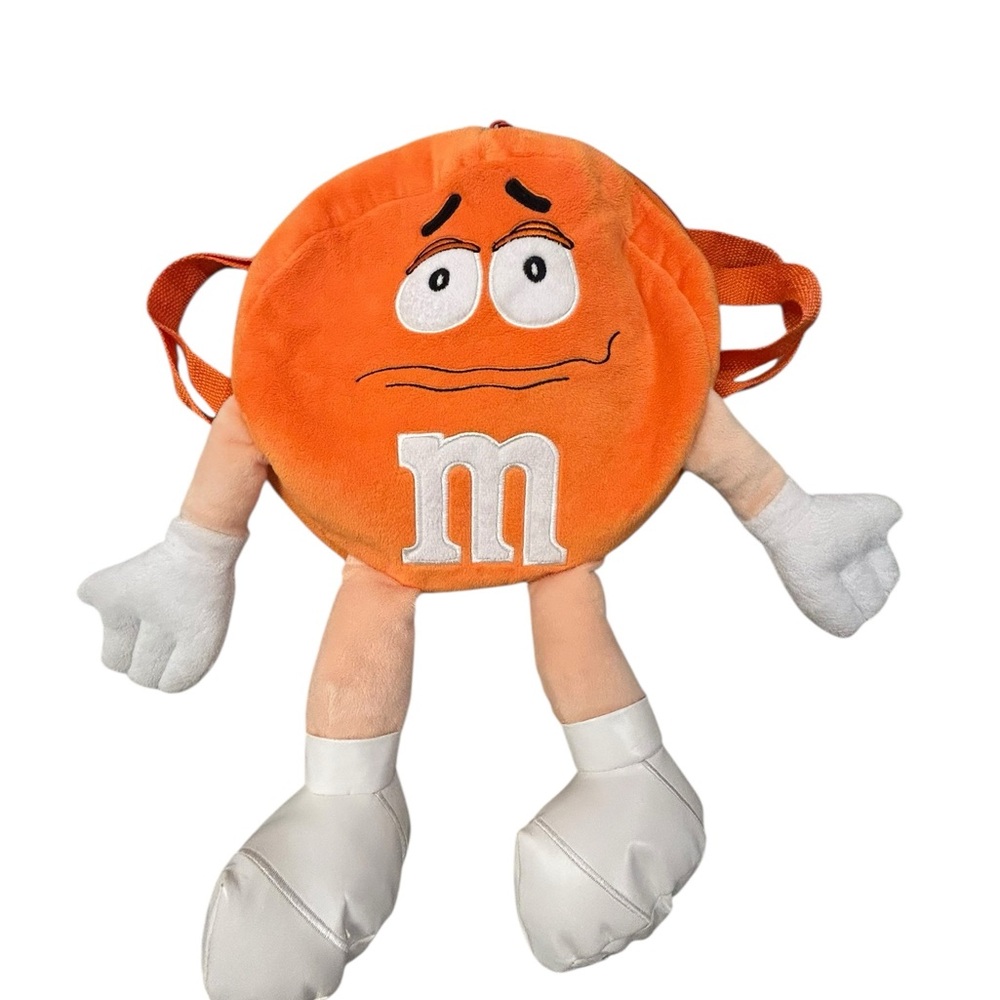 M&M'S Orange‎ Character Plush Backpack